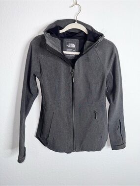 The North Face Apex Flex Gore Tex Jacket Womens Small Gray All Weather Proof C3